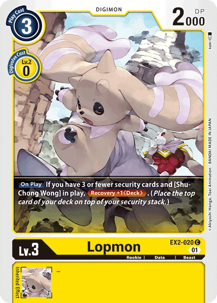 Lopmon - EX2-020 - Common available at 401 Games Canada