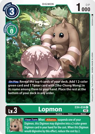 Lopmon - EX4-034 - Common available at 401 Games Canada