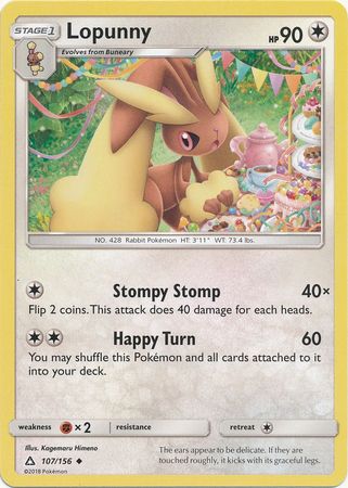 Lopunny - 107/156 - Uncommon available at 401 Games Canada