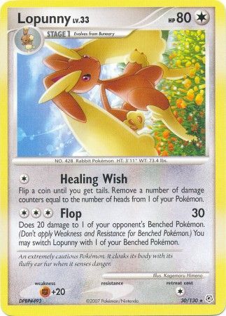 Lopunny - 30/130 - Rare available at 401 Games Canada
