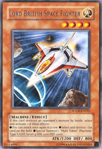 Lord British Space Fighter - SOVR-EN035 - Rare - Unlimited available at 401 Games Canada