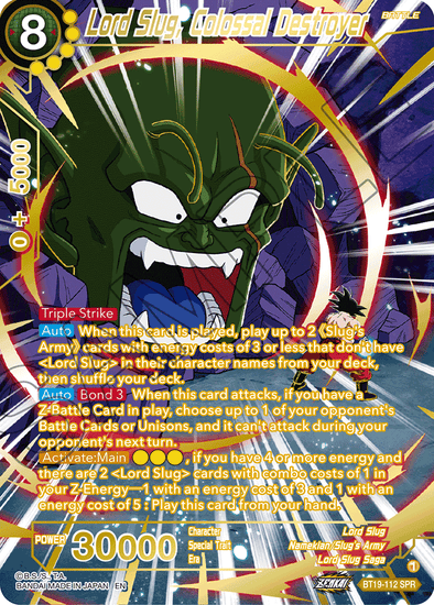 Lord Slug, Colossal Destroyer - BT19-112 - Special Rare available at 401 Games Canada