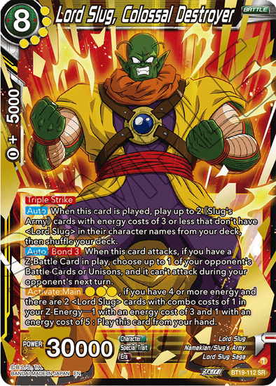 Lord Slug, Colossal Destroyer - BT19-112 - Super Rare available at 401 Games Canada