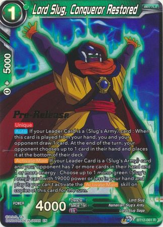 Lord Slug, Conqueror Restored - BT12-061 - Promo (Series 12 Pre-Release) (Foil) available at 401 Games Canada