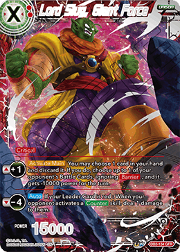 Lord Slug, Giant Force - DB3-134 - Giant Force Rare available at 401 Games Canada