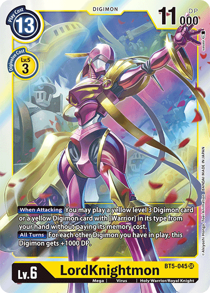 LordKnightmon - BT5-045 - Super Rare available at 401 Games Canada