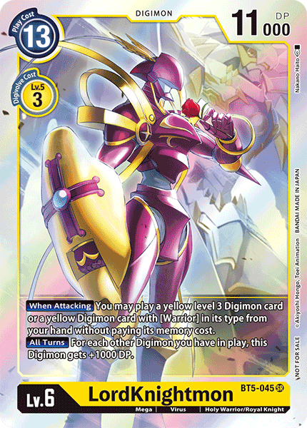 LordKnightmon (Event Pack Alternate Art) - BT5-045 - Super Rare available at 401 Games Canada