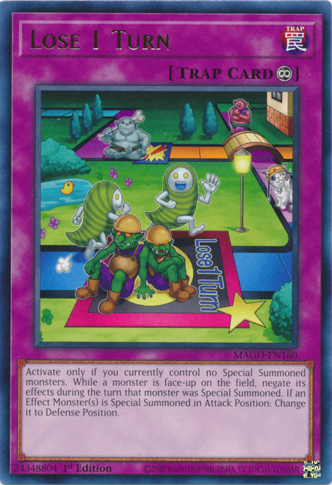 Lose 1 Turn - MAGO-EN160 - Rare - 1st Edition available at 401 Games Canada