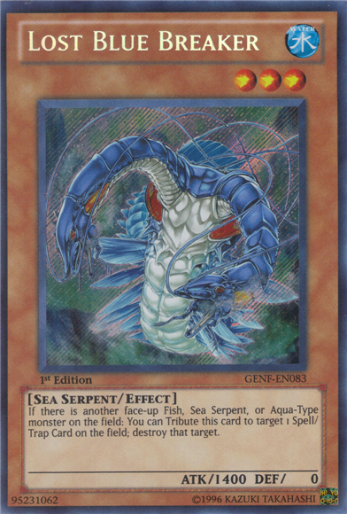 Lost Blue Breaker - GENF-EN083 - Secret Rare - 1st Edition available at 401 Games Canada