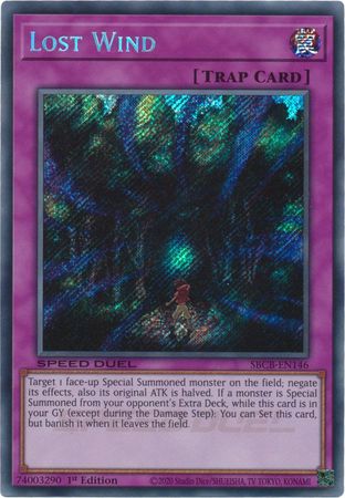 Lost Wind - SBCB-EN146 - Secret Rare - 1st Edition available at 401 Games Canada