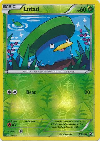 Lotad - 10/160 - Common - Reverse Holo available at 401 Games Canada