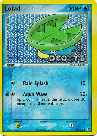 Lotad - 63/107 - Common - Reverse Holo available at 401 Games Canada