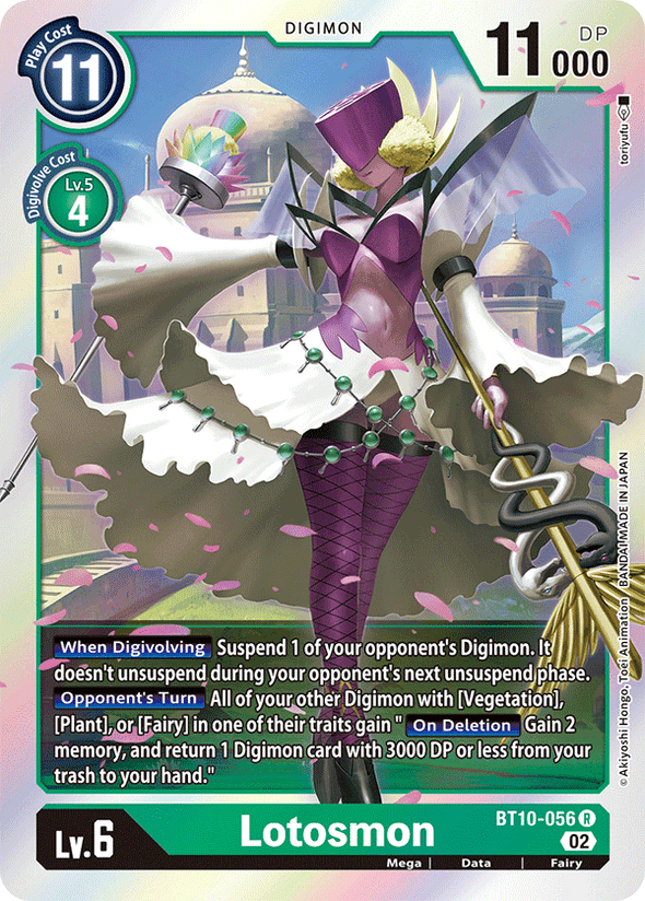 Lotosmon - BT10-056 - Rare available at 401 Games Canada