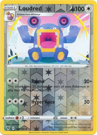 Loudred - 136/185 - Uncommon - Reverse Holo available at 401 Games Canada