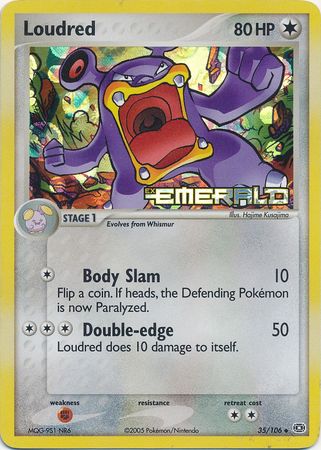 Loudred - 35/106 - Uncommon - Reverse Holo available at 401 Games Canada