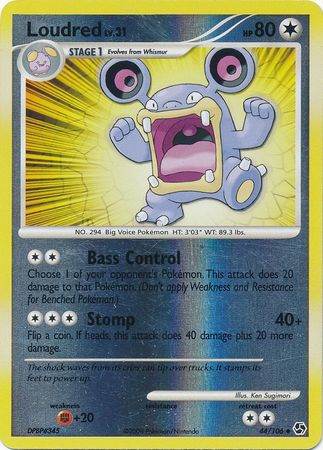 Loudred - 44/106 - Uncommon - Reverse Holo available at 401 Games Canada
