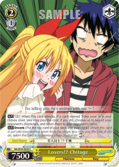 Lovers!' Chitoge - NK/W30-E020 - Common available at 401 Games Canada