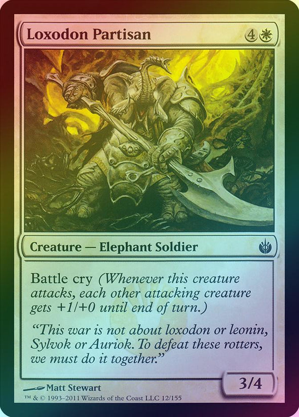 Loxodon Partisan (Foil) (MBS) available at 401 Games Canada