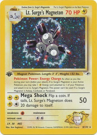 Lt. Surge's Magneton - 8/132 - Holo - 1st Edition available at 401 Games Canada