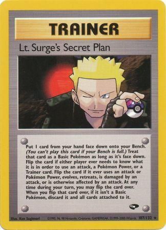 Lt. Surge's Secret Plan - 107/132 - Rare - Unlimited available at 401 Games Canada