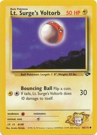 Lt. Surge's Voltorb - 86/132 - Common - Unlimited available at 401 Games Canada