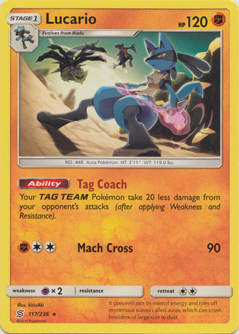 Lucario - 117/236 - Rare available at 401 Games Canada