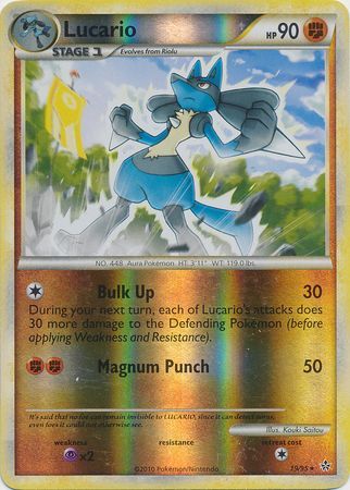 Lucario - 19/95 - Rare - Reverse Holo available at 401 Games Canada