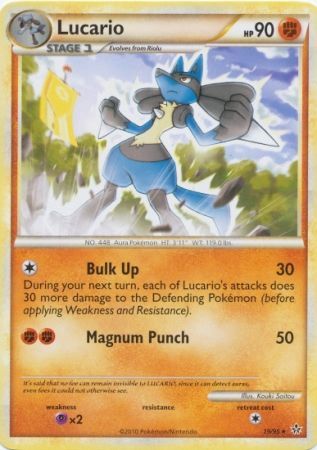 Lucario - 19/95 - Rare available at 401 Games Canada