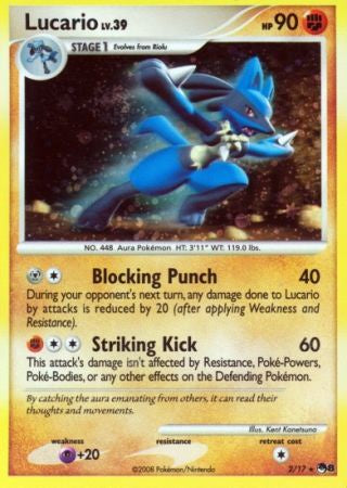 Lucario - 2/17 - Holo available at 401 Games Canada