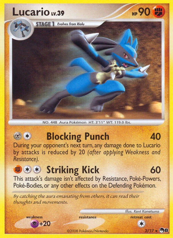 Lucario - 2/17 - Rare available at 401 Games Canada