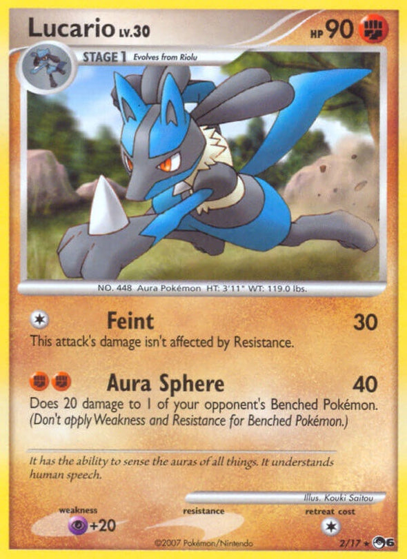 Lucario - 2/17 - Rare available at 401 Games Canada