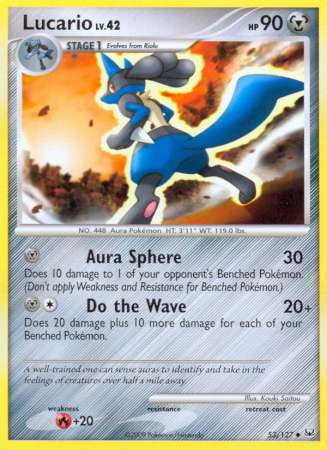 Lucario - 53/127 - Uncommon available at 401 Games Canada