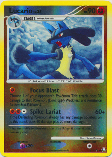 Lucario - 61/146 - Uncommon - Reverse Holo available at 401 Games Canada