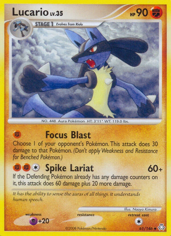 Lucario - 61/146 - Uncommon available at 401 Games Canada