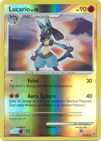 Lucario - 6/130 - Holo Rare - Reverse Holo available at 401 Games Canada