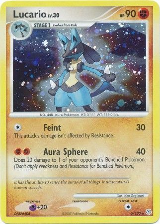 Lucario - 6/130 - Holo Rare available at 401 Games Canada