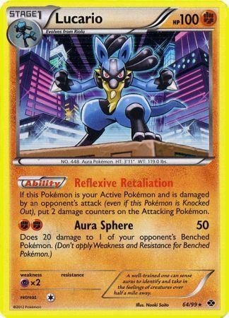 Lucario - 64/99 - Holo Rare available at 401 Games Canada