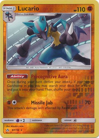 Lucario - 67/156 - Holo Rare - Reverse Holo available at 401 Games Canada