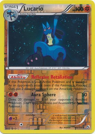 Lucario - 80/113 - Holo Rare - Reverse Holo available at 401 Games Canada