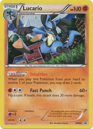 Lucario - BW85 - Holo Promo available at 401 Games Canada