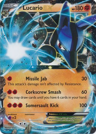 Lucario EX - 54/111 - Ultra Rare available at 401 Games Canada