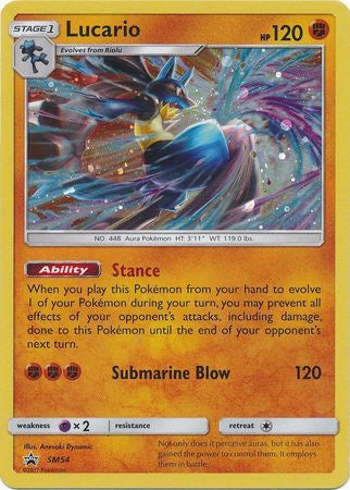 Lucario - SM54 - Holo Promo available at 401 Games Canada