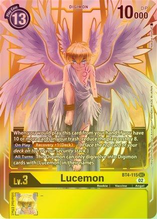 Lucemon (Resurgence Booster Reprint) - BT4-115 - Secret Rare (Foil) available at 401 Games Canada