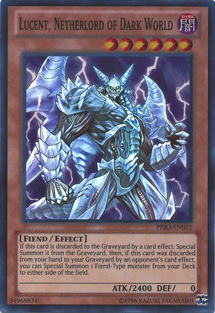 Lucent, Netherlord of Dark World - PRIO-EN031 - Super Rare - Unlimited available at 401 Games Canada