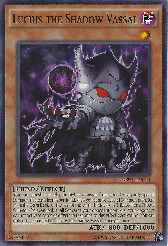 Lucius the Shadow Vassal - SR01-EN010 - Common - Unlimited available at 401 Games Canada