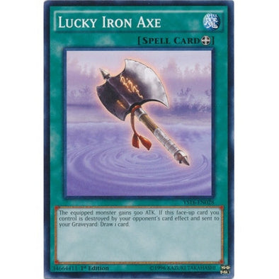 Lucky Iron Axe - YS16-EN028 - Common - 1st Edition available at 401 Games Canada