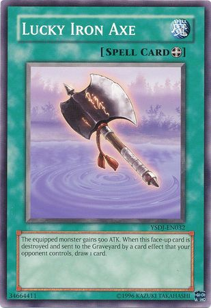 Lucky Iron Axe - YSDJ-EN032 - Common - Unlimited available at 401 Games Canada