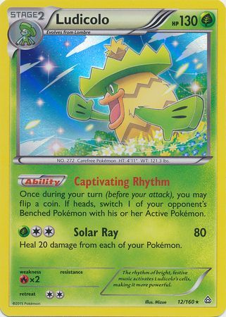 Ludicolo - 12/160 - Holo Rare available at 401 Games Canada