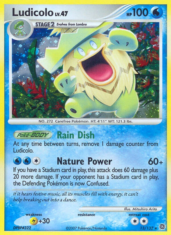 Ludicolo - 13/132 - Holo Rare available at 401 Games Canada