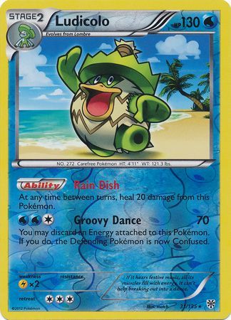 Ludicolo - 31/135 - Rare - Reverse Holo available at 401 Games Canada